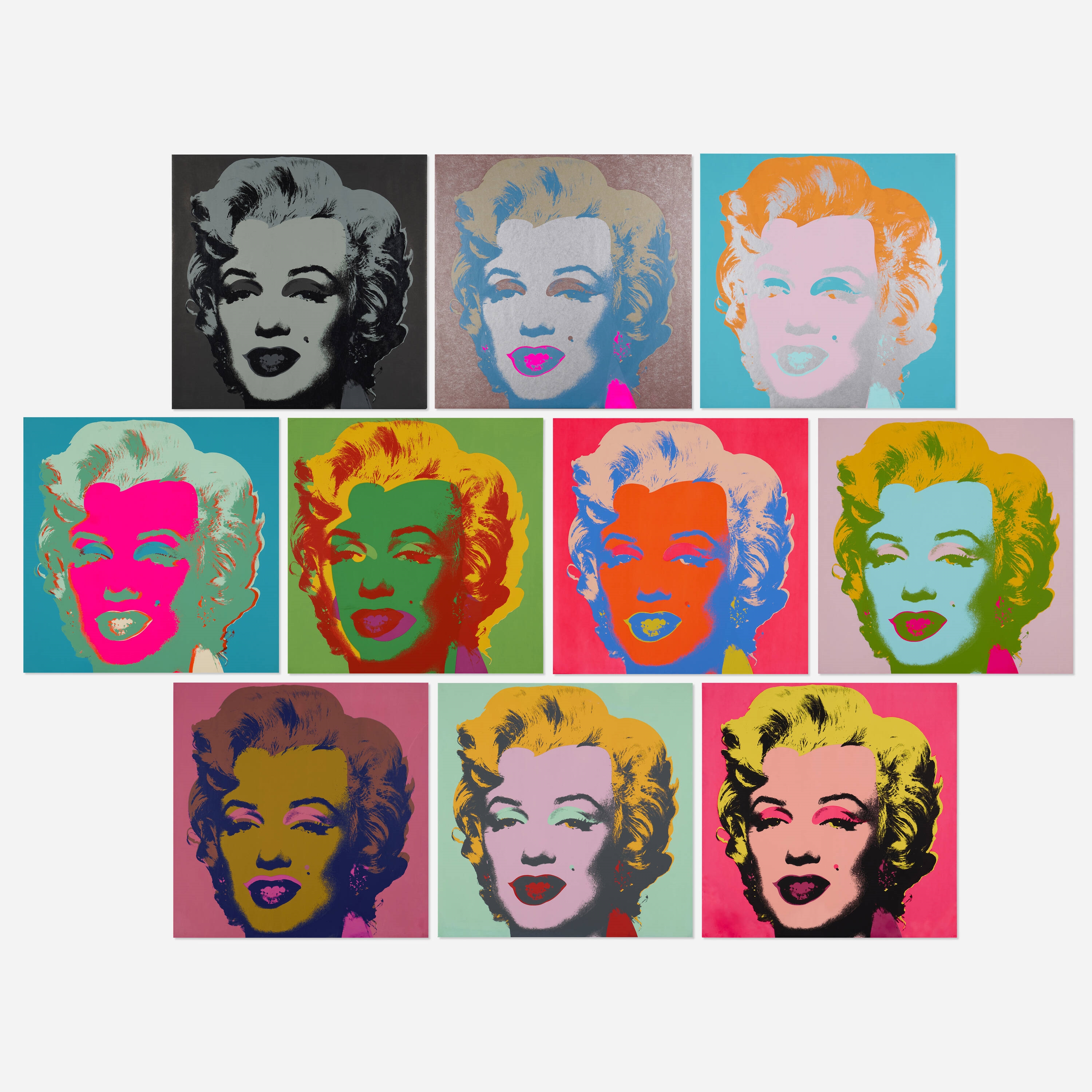 Artwork by Andy Warhol, Marilyn Monroe (Marilyn, Made of Screenprint In Colors