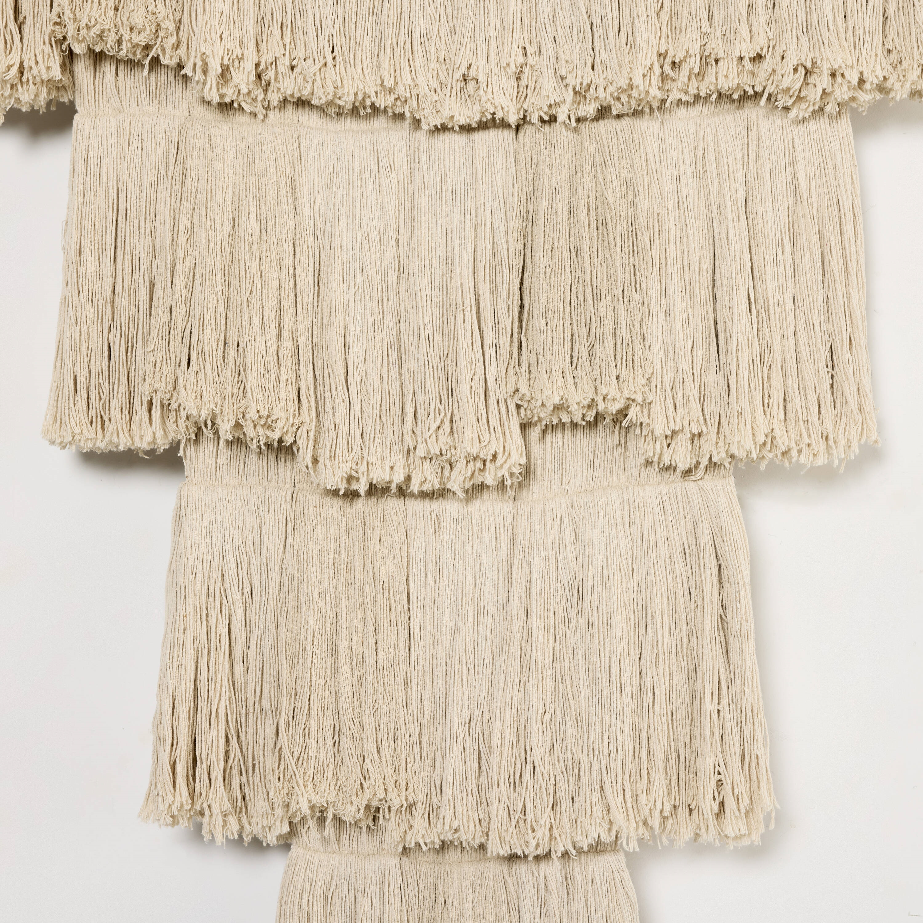 Artwork by Alexandre da Cunha, Kentucky (Drop, Made of Mop Heads, Metal, Fittings