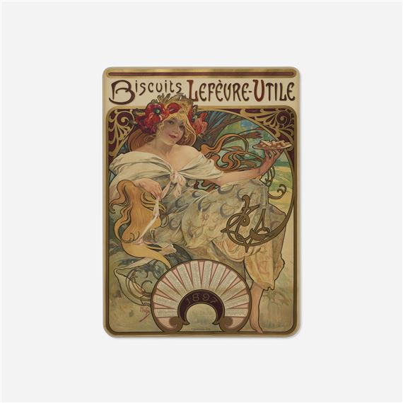 Biscuits Lefèvre-Utile - Alphonse Mucha