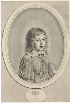 Portrait of king Louis XIV as a boy