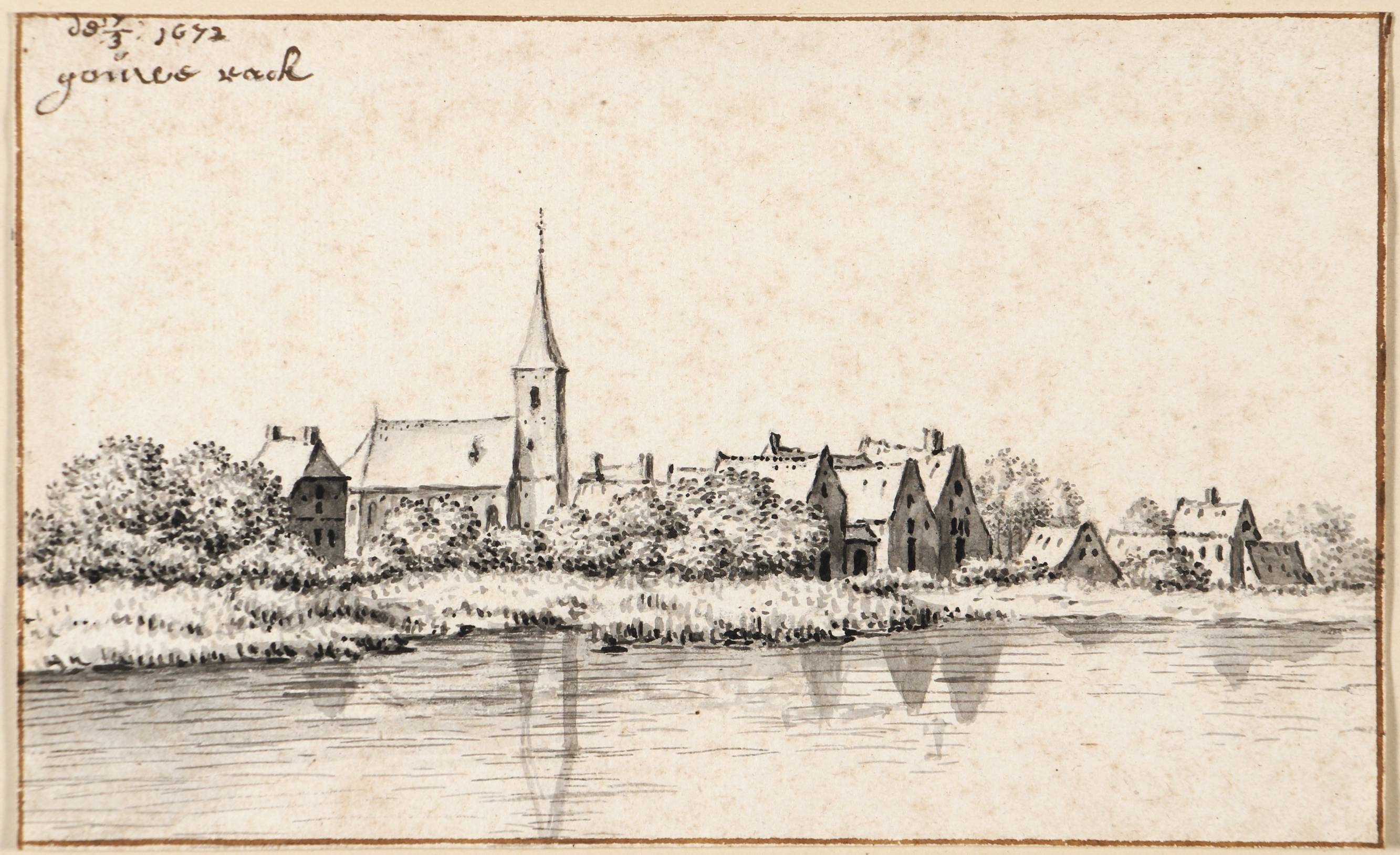 Artwork by Josua de Grave, Goude rack, Made of Drawing, Brush And Ink, Pencil Underdrawing