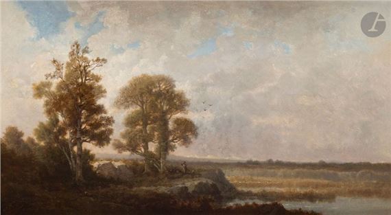 Passed hunt at dusk - Jules Dupré