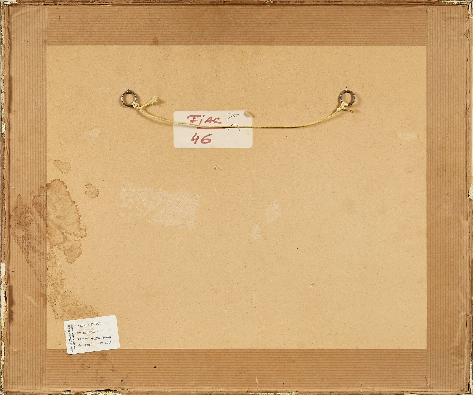 Artwork by Antonio Seguí, Untitled, Made of Etching Enhanced With Watercolor