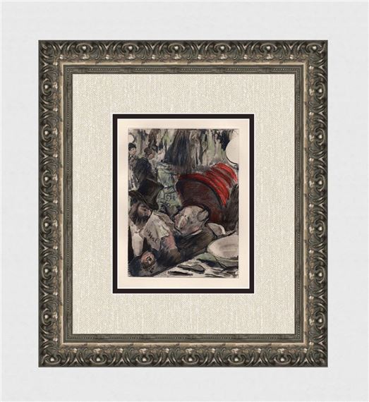 Ludovic Halevy finds Madame Cardinal - Edgar Degas