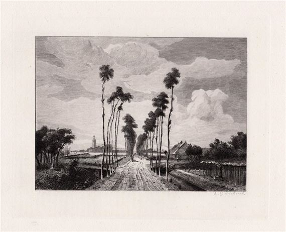 Avenue at Middelharnis - Meindert Hobbema