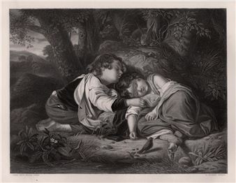 Children Sleeping the Forest - John Thomas Peele