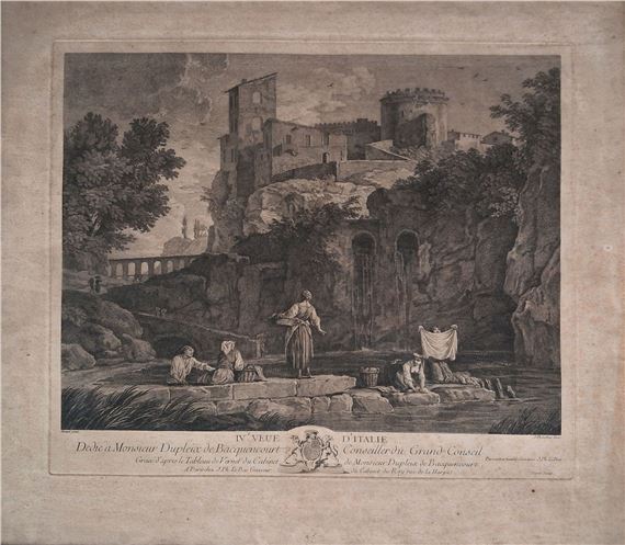 Une vue d'Italie - Claude-Joseph Vernet