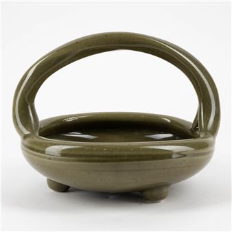 Glazed Stoneware Basket - Tam Irving