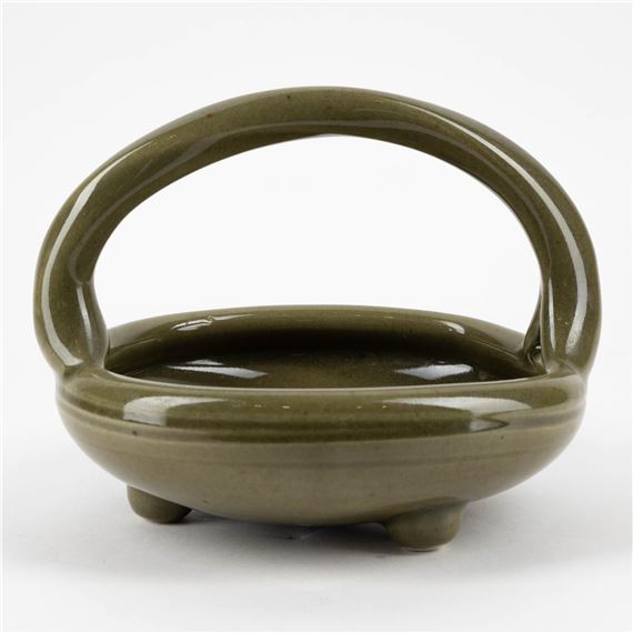 Glazed Stoneware Basket - Tam Irving