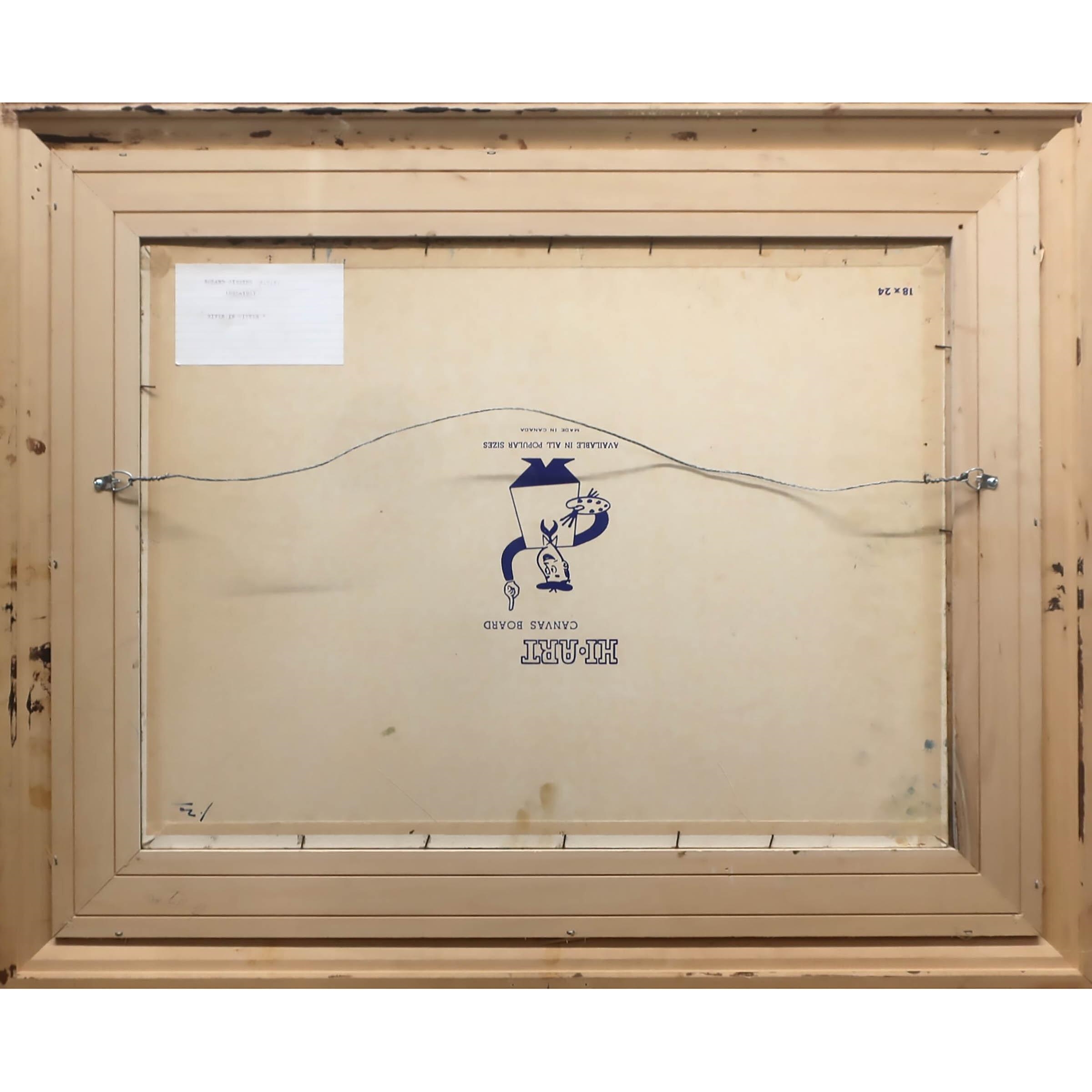 Artwork by Roland Gissing, UNTITLED (SPRING THAW, Made of Oil On Canvas Board