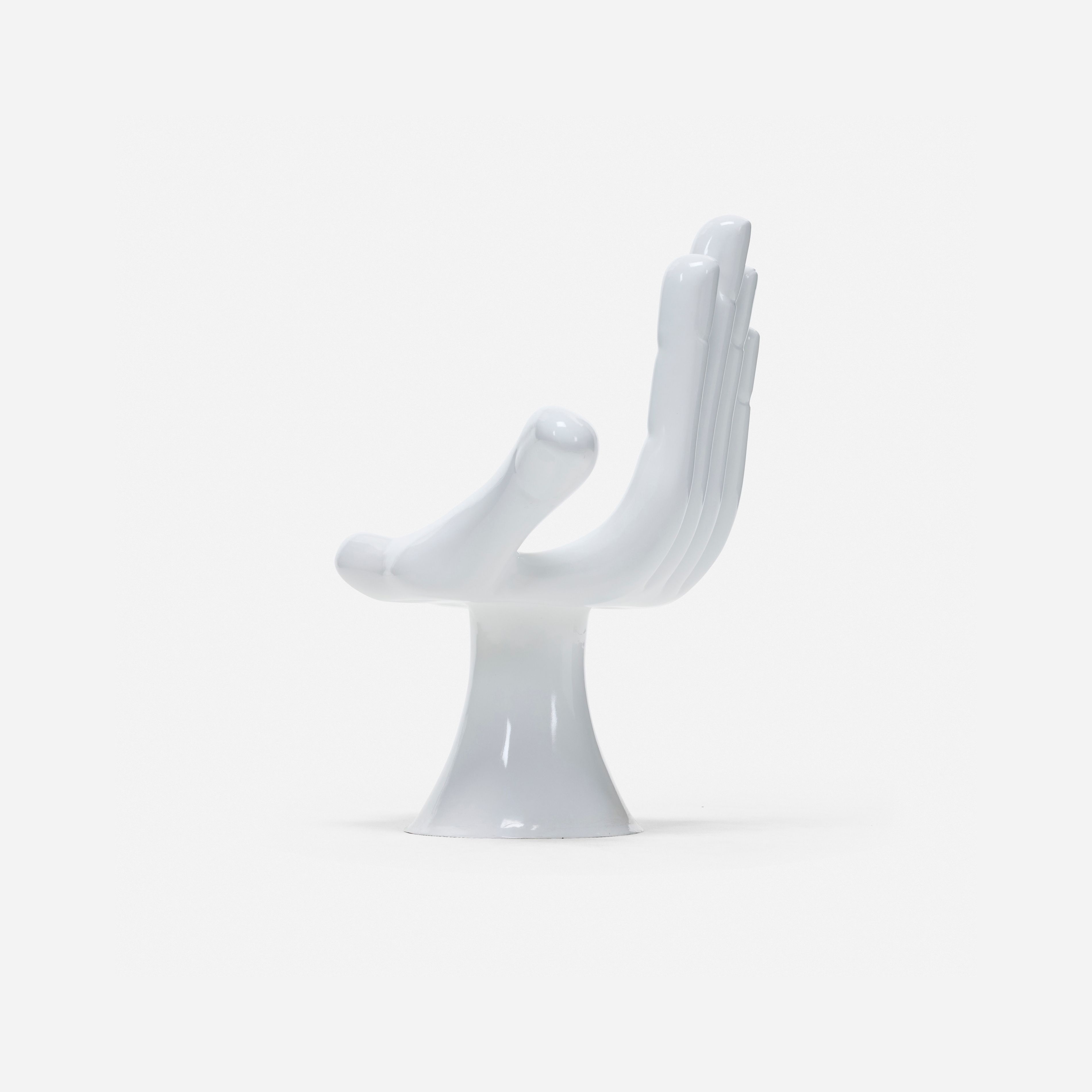 Artwork by Pedro Friedeberg, Mano Silla chair, Made of Fiberglass