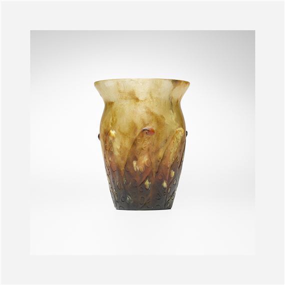 Feuilles mouchetées vase - Gabriel Argy-Rousseau