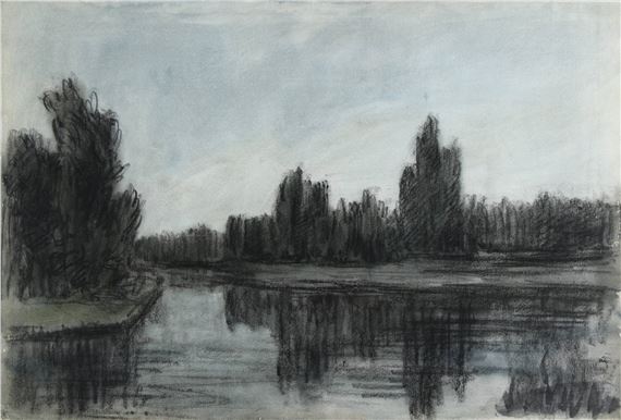 Lakeview with reflecting trees