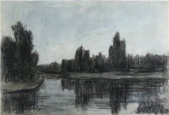 Lakeview with reflecting trees