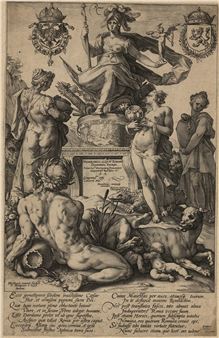 Allegory of Rome - Hendrick Goltzius