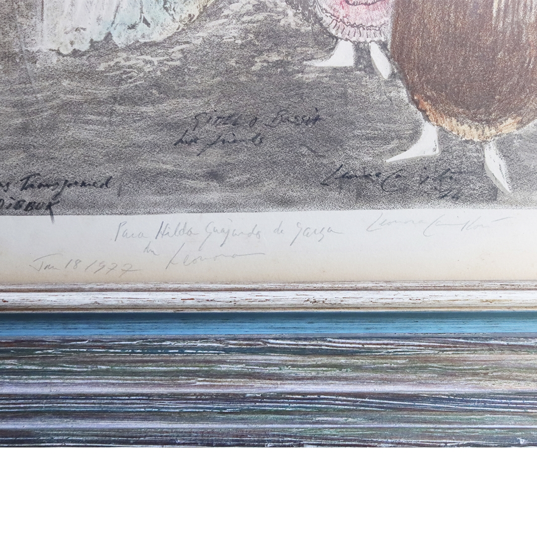 Artwork by Leonora Carrington, Leye returns transformed into The Dybbuk, Made of Lithograph on paper