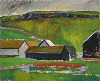 Mykines village, The Faroe Islands - Sámal Elias Frederik Joensen-Mikines