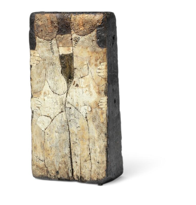 Artwork by Viktor IV, Words - No Word, Made of Mixed Media On Driftwood