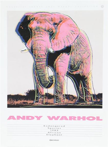 African Elephant - Andy Warhol