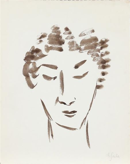 Six portrait studies - Eugéne de Sala