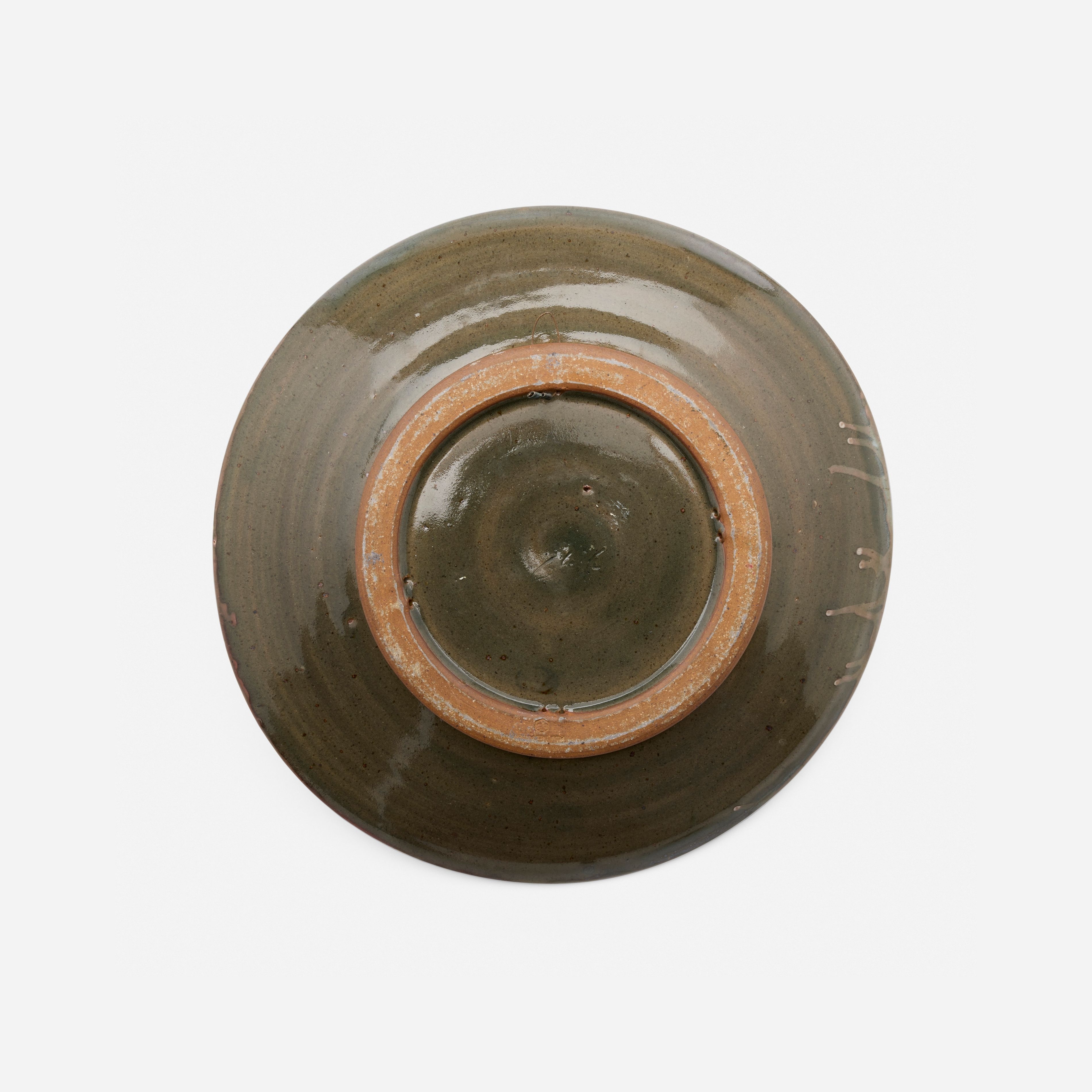 Artwork by John Glick, Charger, Made of Glazed Earthenware