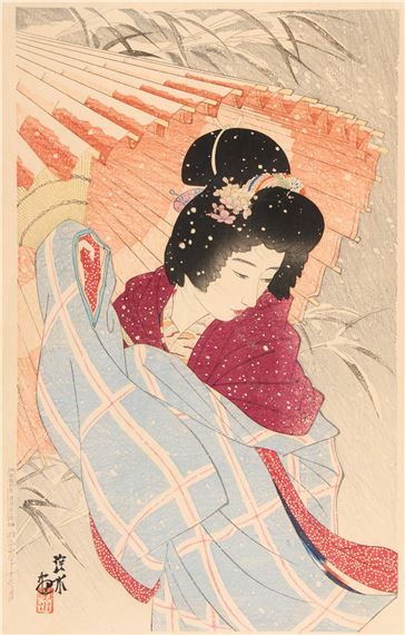 Fubuki (Blizzard by Shinsui Ito, 1932