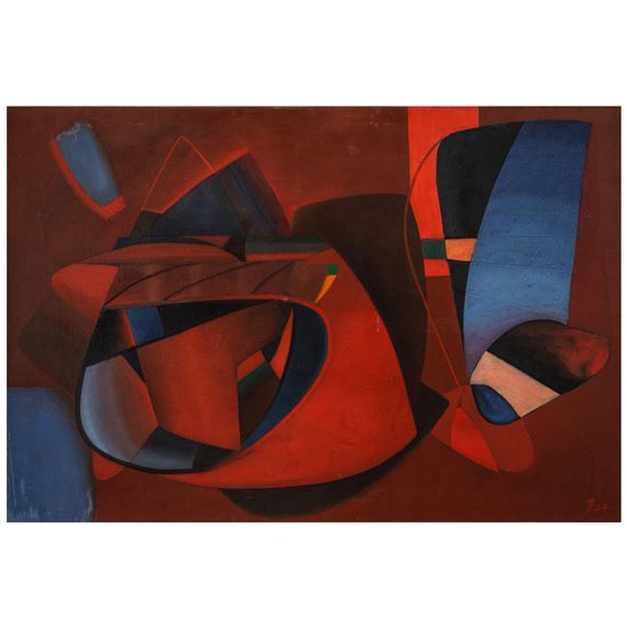 Composition by John Ferren, Painted in 1934-1937