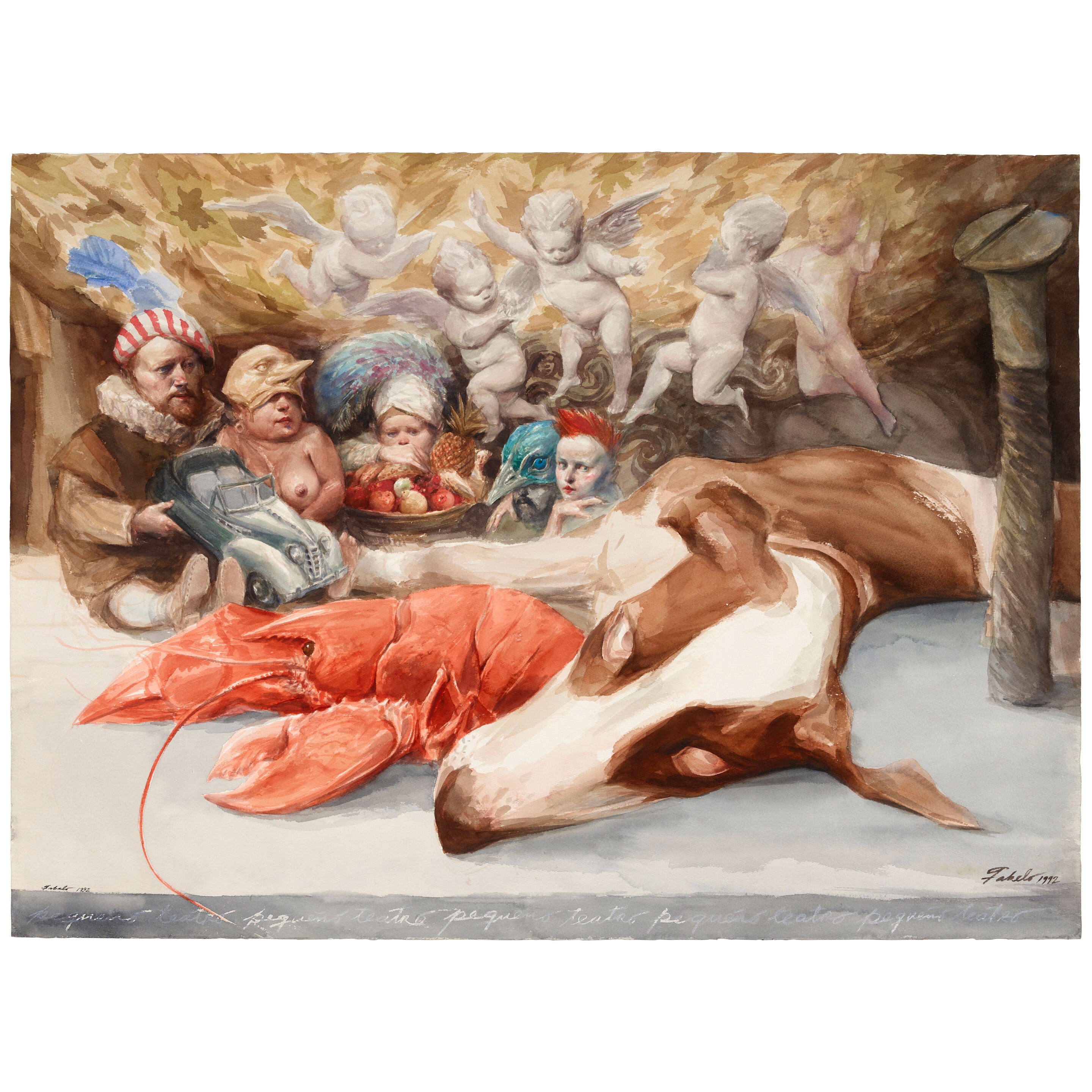 Roberto Fabelo | Untitled (Pequeño teatro) (1992) | MutualArt