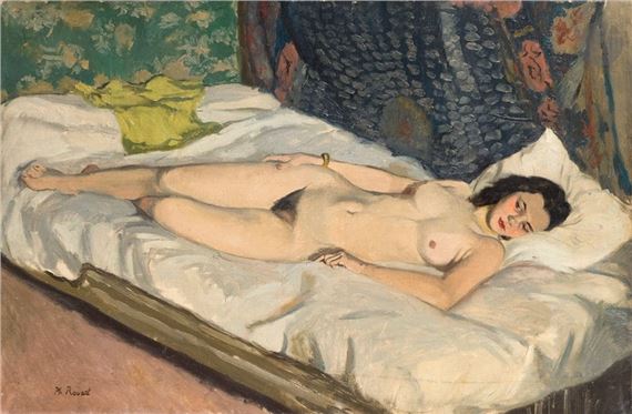 Reclining nude by Philippe Rouart
