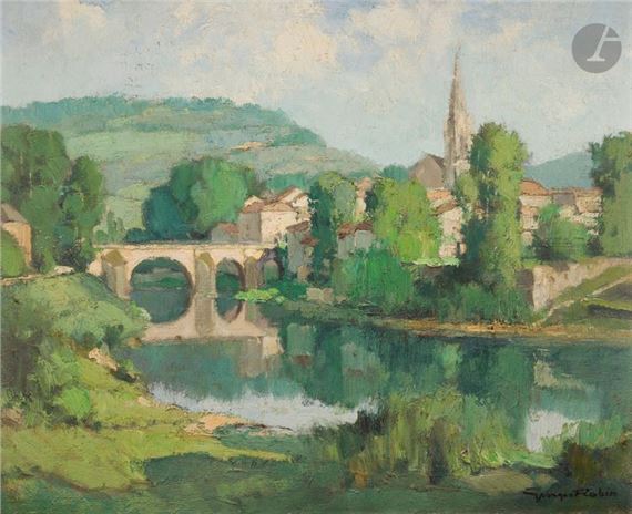 View of Saint-Antonin-Noble-Val - Georges Charles Robin