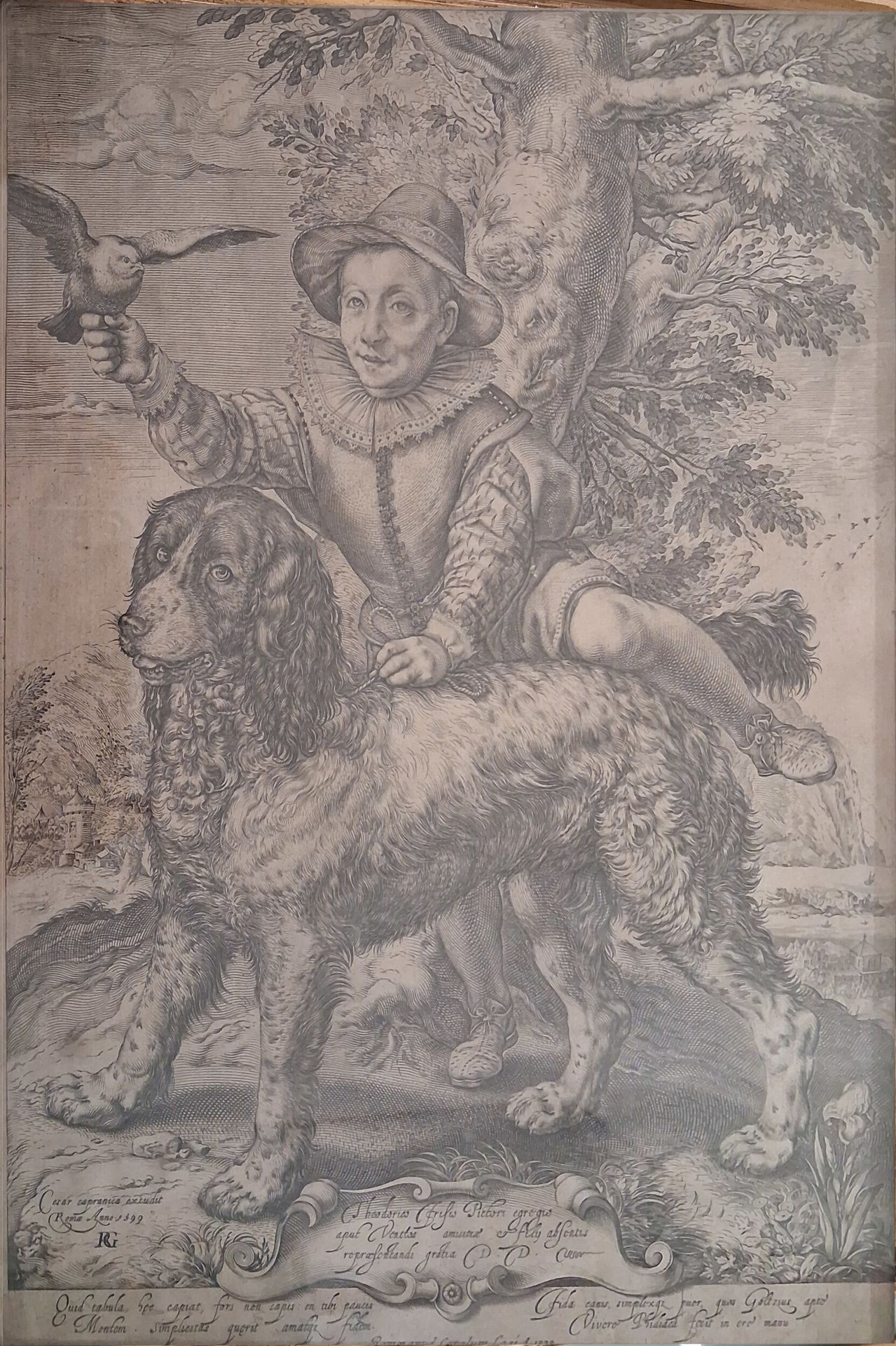 Artwork by Hendrick Goltzius, Suite of 2 etchings, monogrammed RG, Made of Etchings