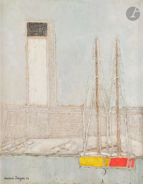 Gérard Singer | Fort Gigogne and the dinghies (1953) | MutualArt