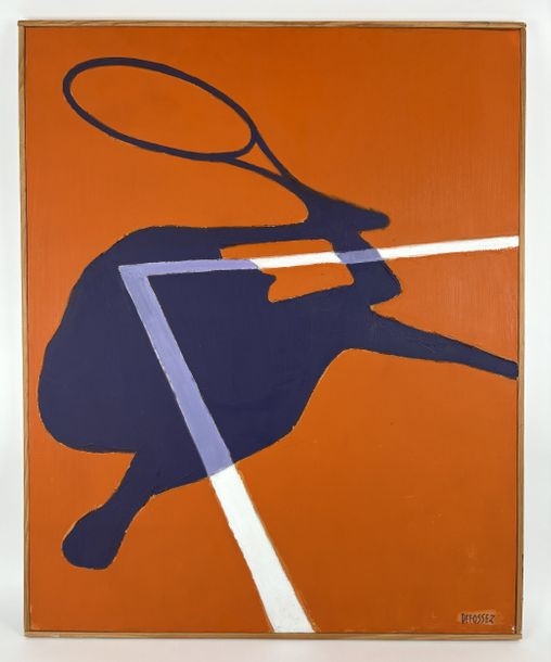 Artwork by Alfred Defossez, Suzanne's shadow, Made of Oil On Canvas