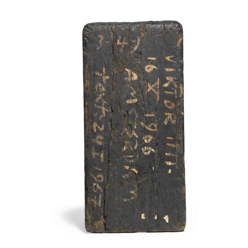 Artwork by Viktor IV, Words - No Word, Made of Mixed Media On Driftwood