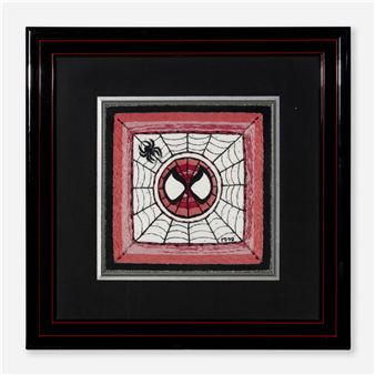 Spider Man embroidery