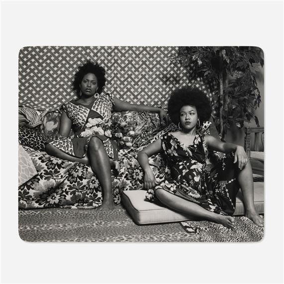 A Moment's Pleasure in Black and White - Mickalene Thomas