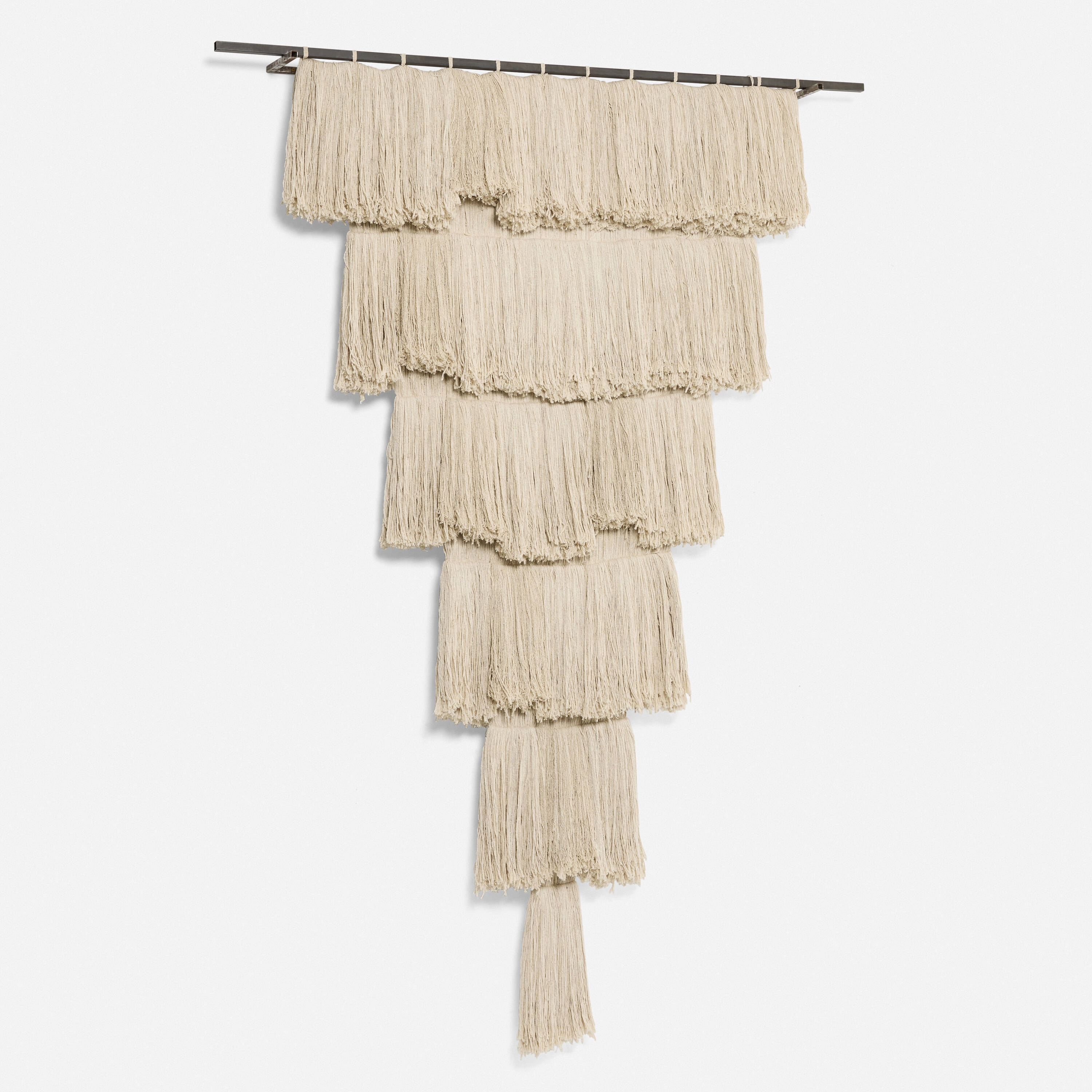 Artwork by Alexandre da Cunha, Kentucky (Drop, Made of Mop Heads, Metal, Fittings