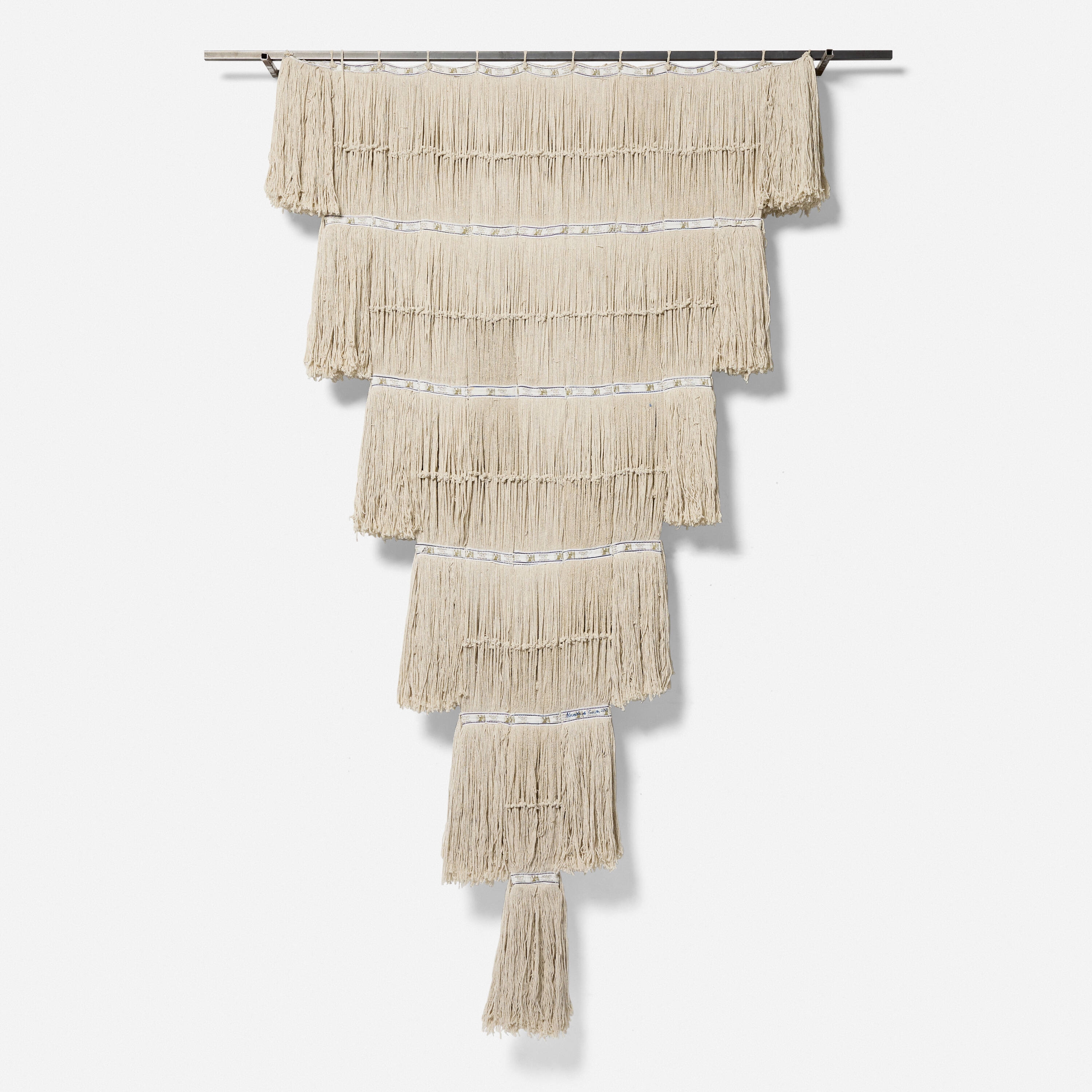 Artwork by Alexandre da Cunha, Kentucky (Drop, Made of Mop Heads, Metal, Fittings