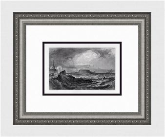 Stormy Ramsgate Harbor