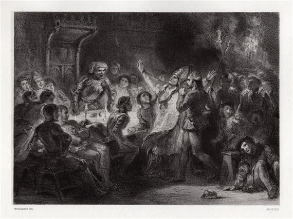 Mort de l'Eveque de Liege - Eugène Delacroix