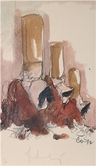 Fagends Carved in Rock, Fagend Canyon - Claes Oldenburg