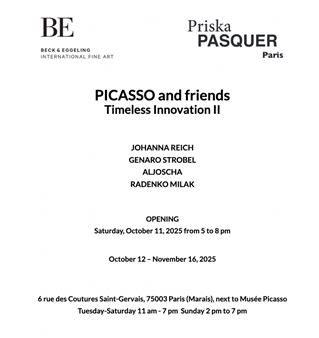 Picasso and friends: Timeless Innovation II - Priska Pasquer, Paris