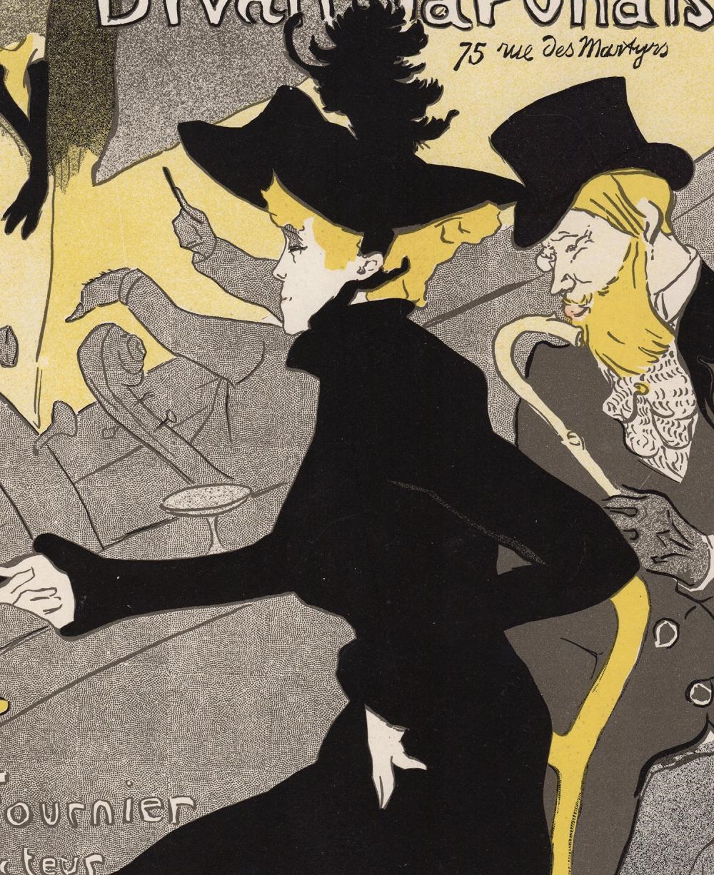 Artwork by Henri de Toulouse-Lautrec, Divan Japonais, Made of Stone Lithograph On Wove Paper