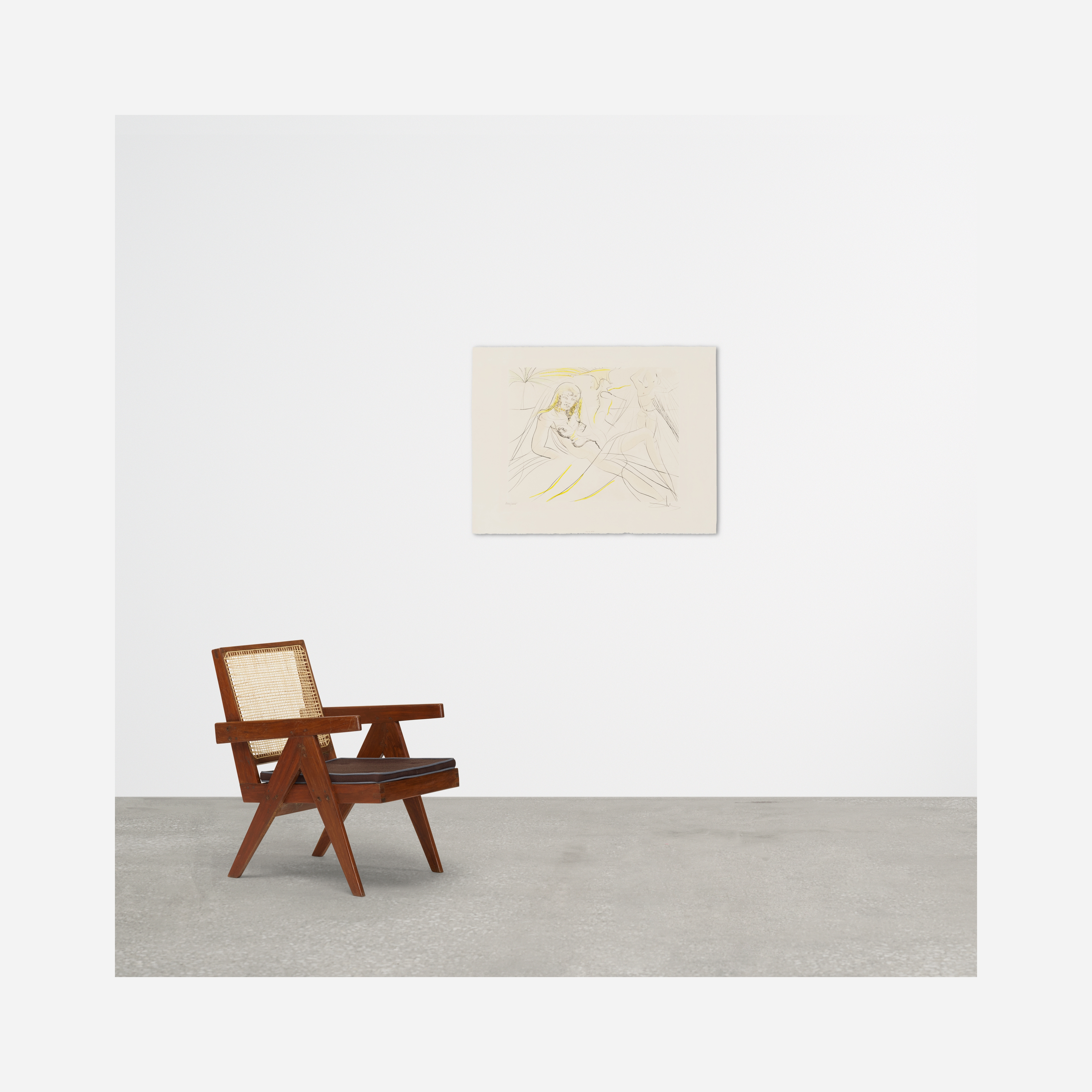 Artwork by Salvador Dalí, Mort de Cléopatra, Made of Engraving In Colors On Arches