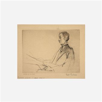 Mr. Smythe Reading - Paul Cadmus