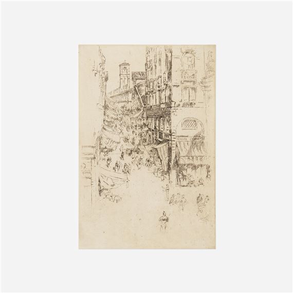 The Rialto (from Twenty-six Etchings (the Second Venice Set - James Abbott McNeill Whistler