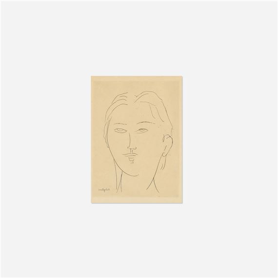 Tête de femme I - Amedeo Modigliani