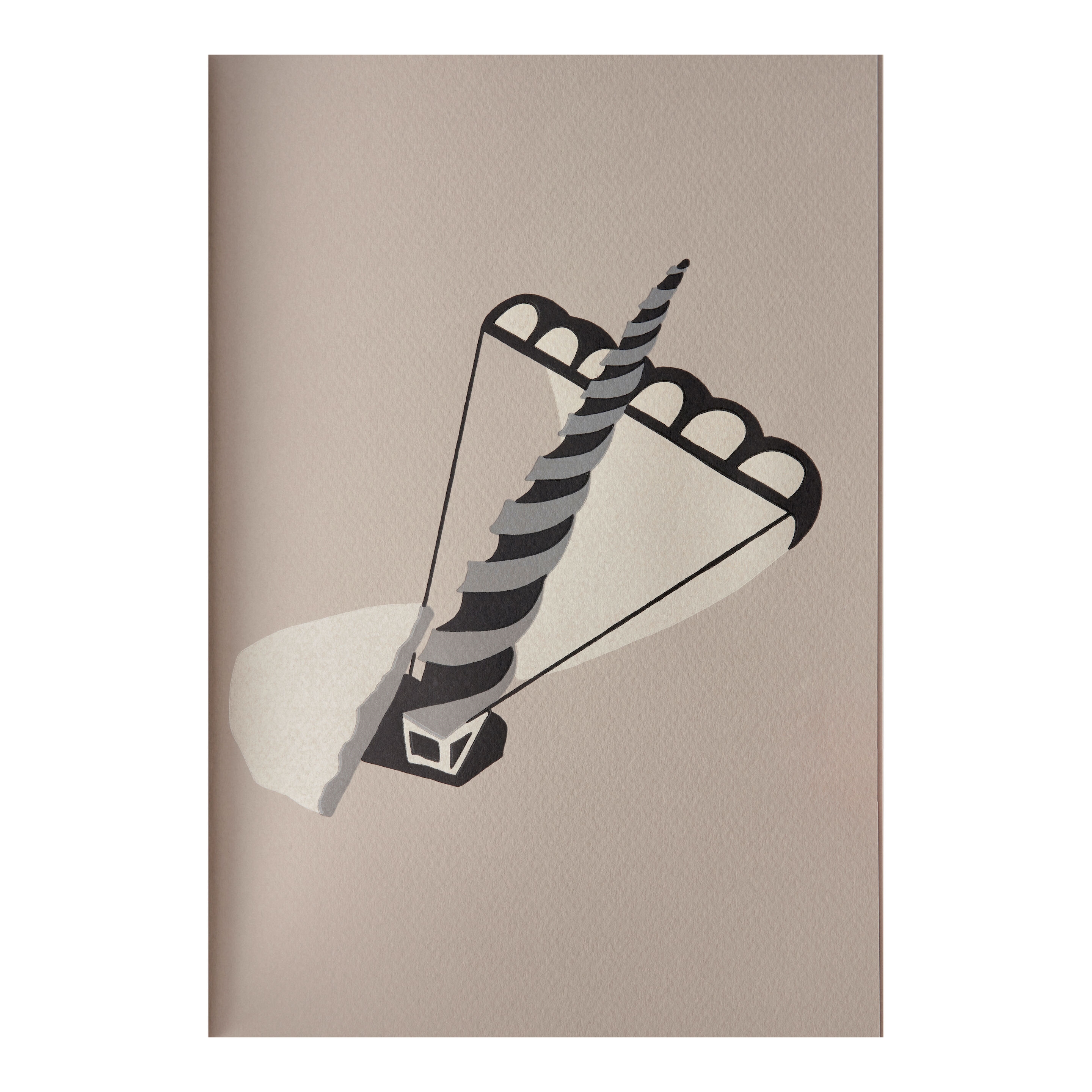 Artwork by John Newman, Little of our Earthly Trust. San Francisco: The Arion Press, 2016, Made of Prints