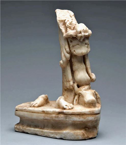 Roman Imperial Marble Fragment of Hercules (âWeary Herculesâ Type by Roman School, 20th Century, ca. 2nd century CE