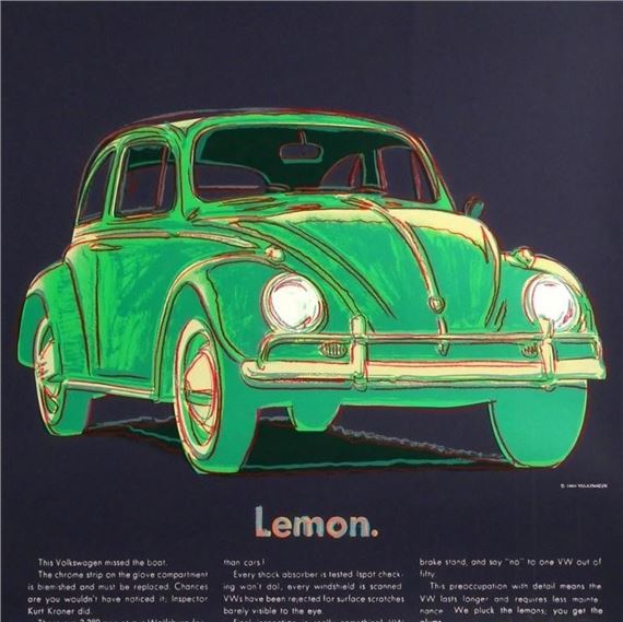 Volkswagen from Ads Series - Andy Warhol